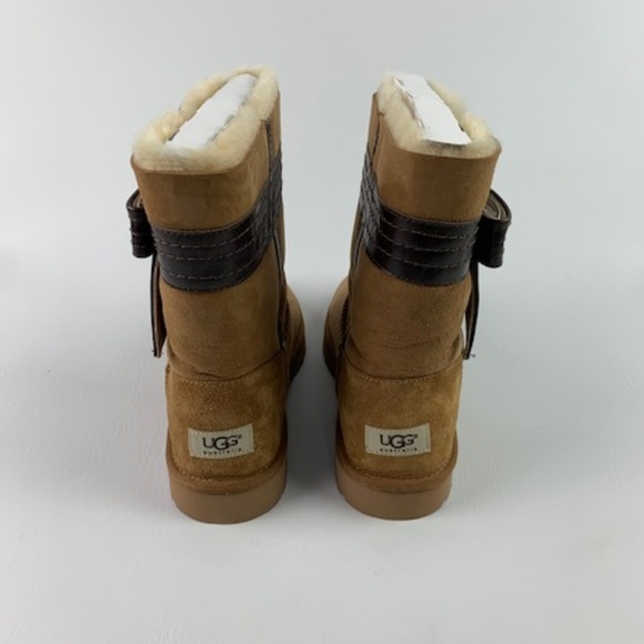UGG Australia Women's Josette Chestnut Chesnut Bow - Picture 6 of 8
